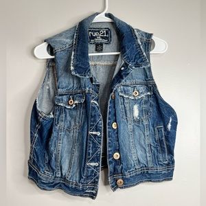 Ombré Jean Vest